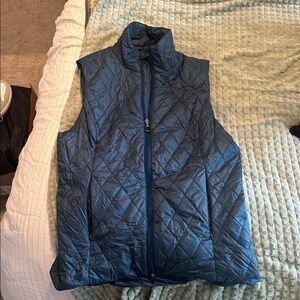 Women's Quilted Blue Vest